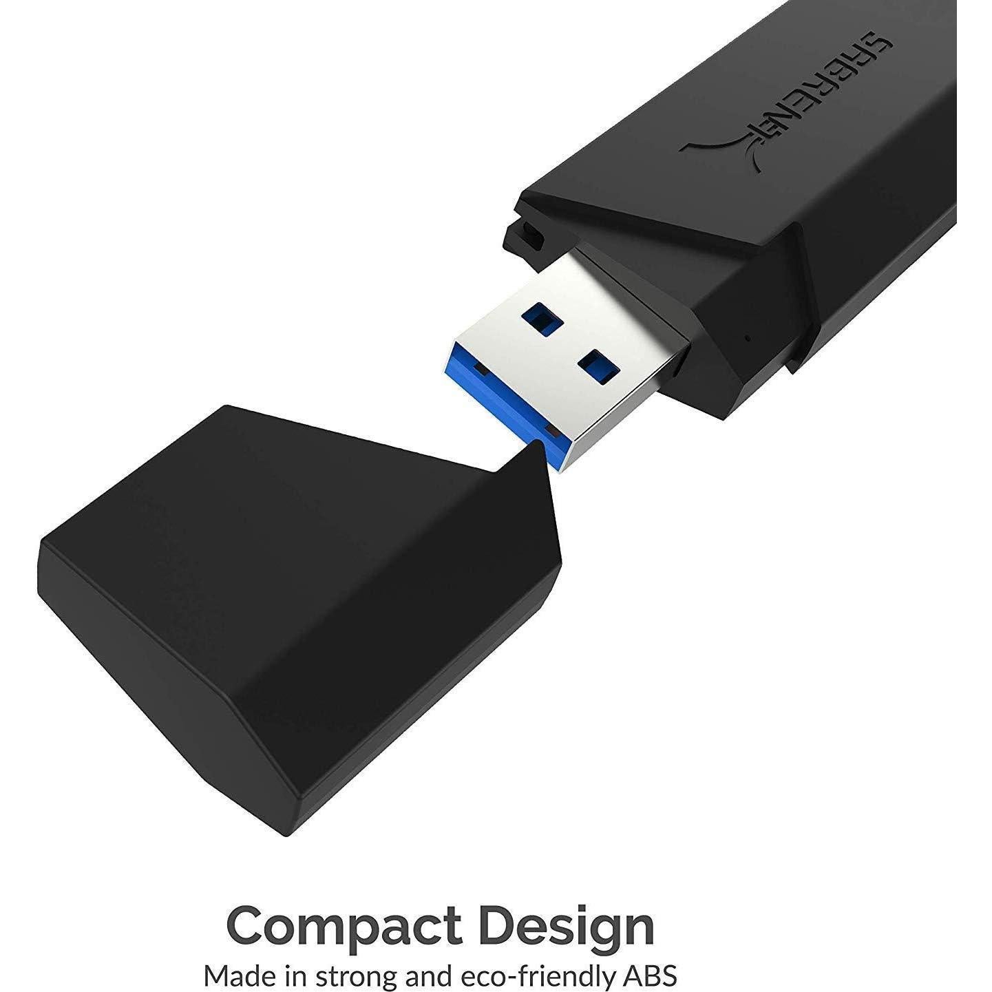 Lector de Tarjetas USB 3.0 SABRENT CR-UMSS para SD/MicroSD