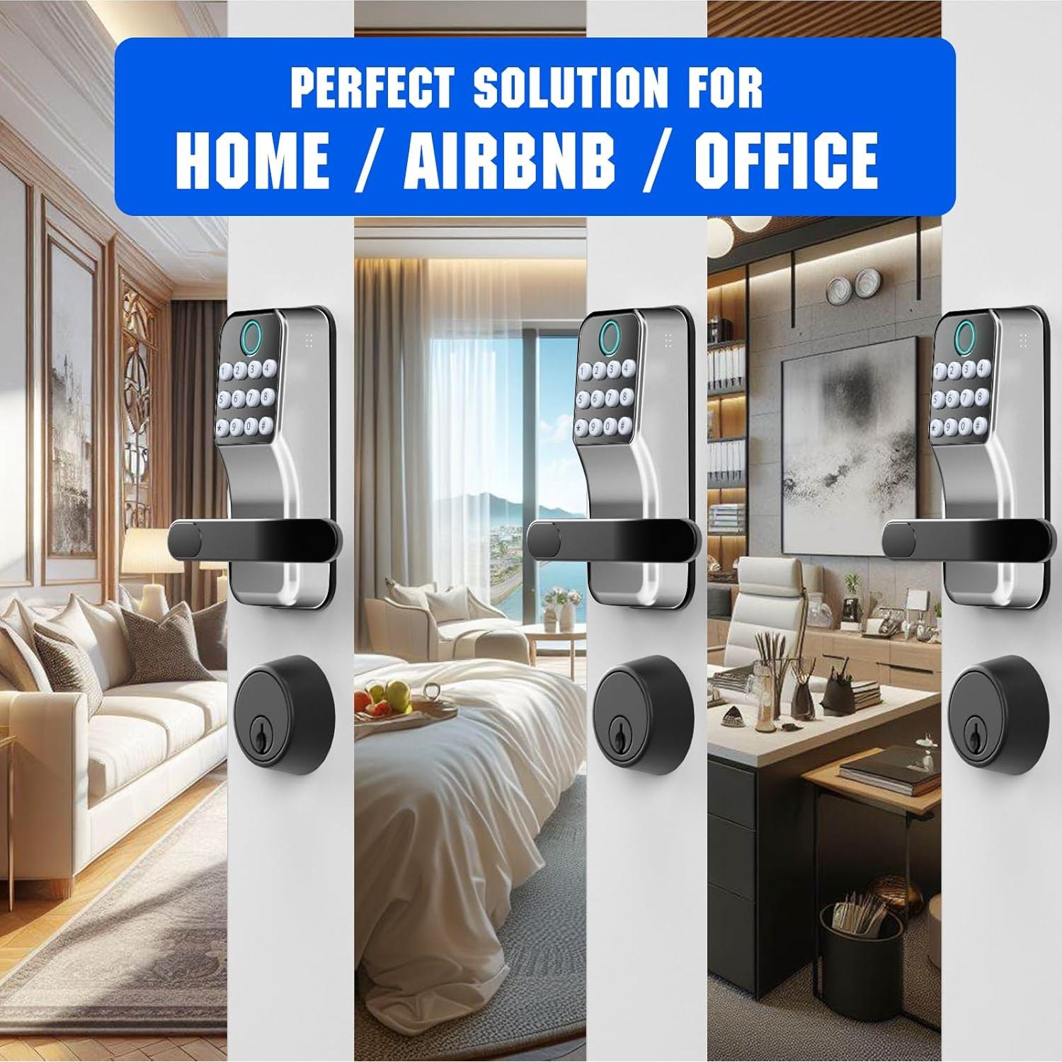 Cerradura Inteligente Olumat B22 con Huella y APP