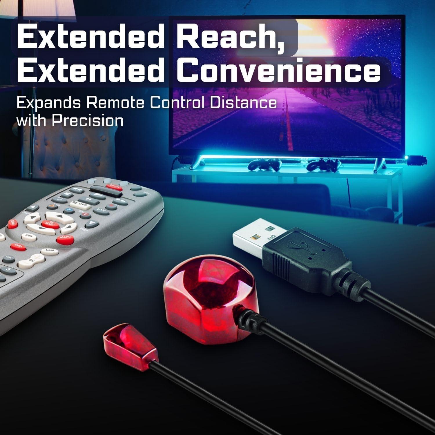 Cable Extensor de Control Remoto IR TNP 7.62m USB