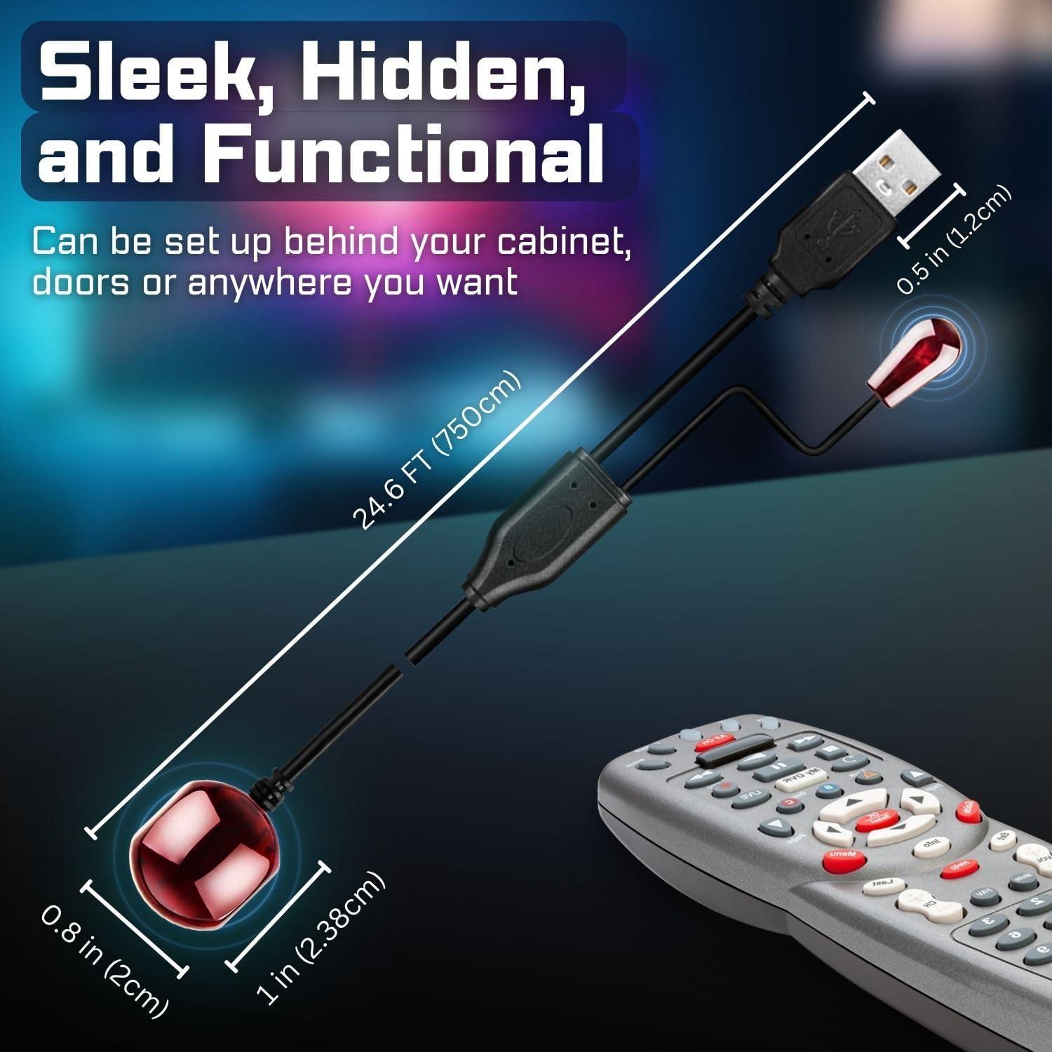 Cable Extensor de Control Remoto IR TNP 7.62m USB