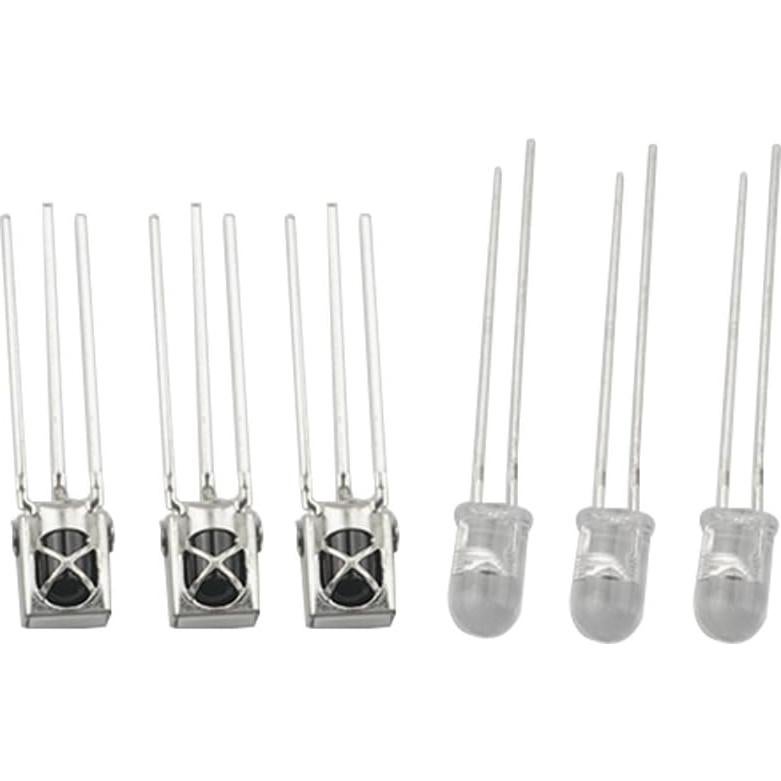 Diodos Infrarrojos 940nm XINGYHENG 100Pcs 5mm Emisores y Receptores