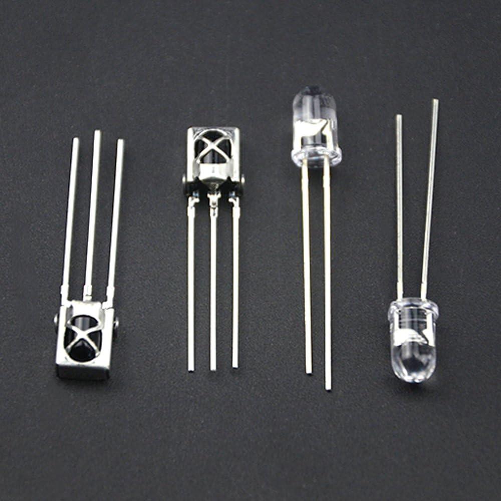Diodos Infrarrojos 940nm XINGYHENG 100Pcs 5mm Emisores y Receptores
