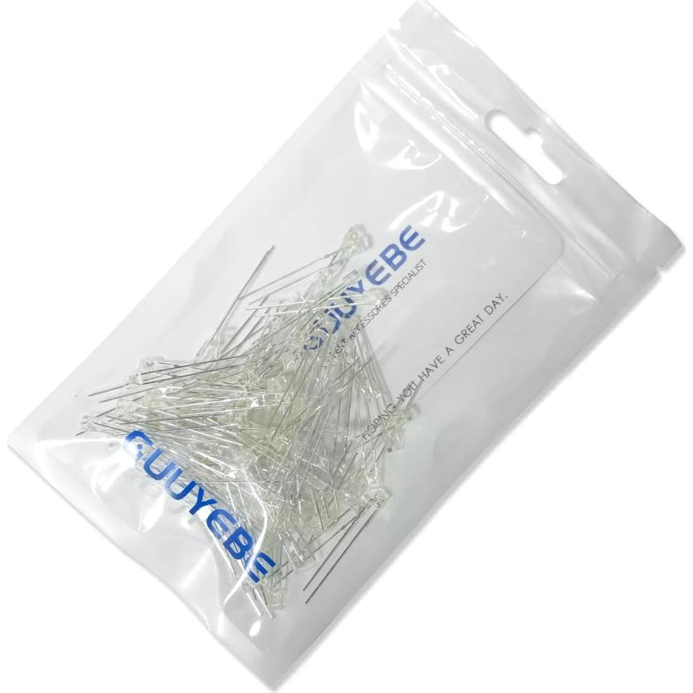Diodo LED Blanco 2x3x4mm GuuYebe 100pcs DC 3V 20mA