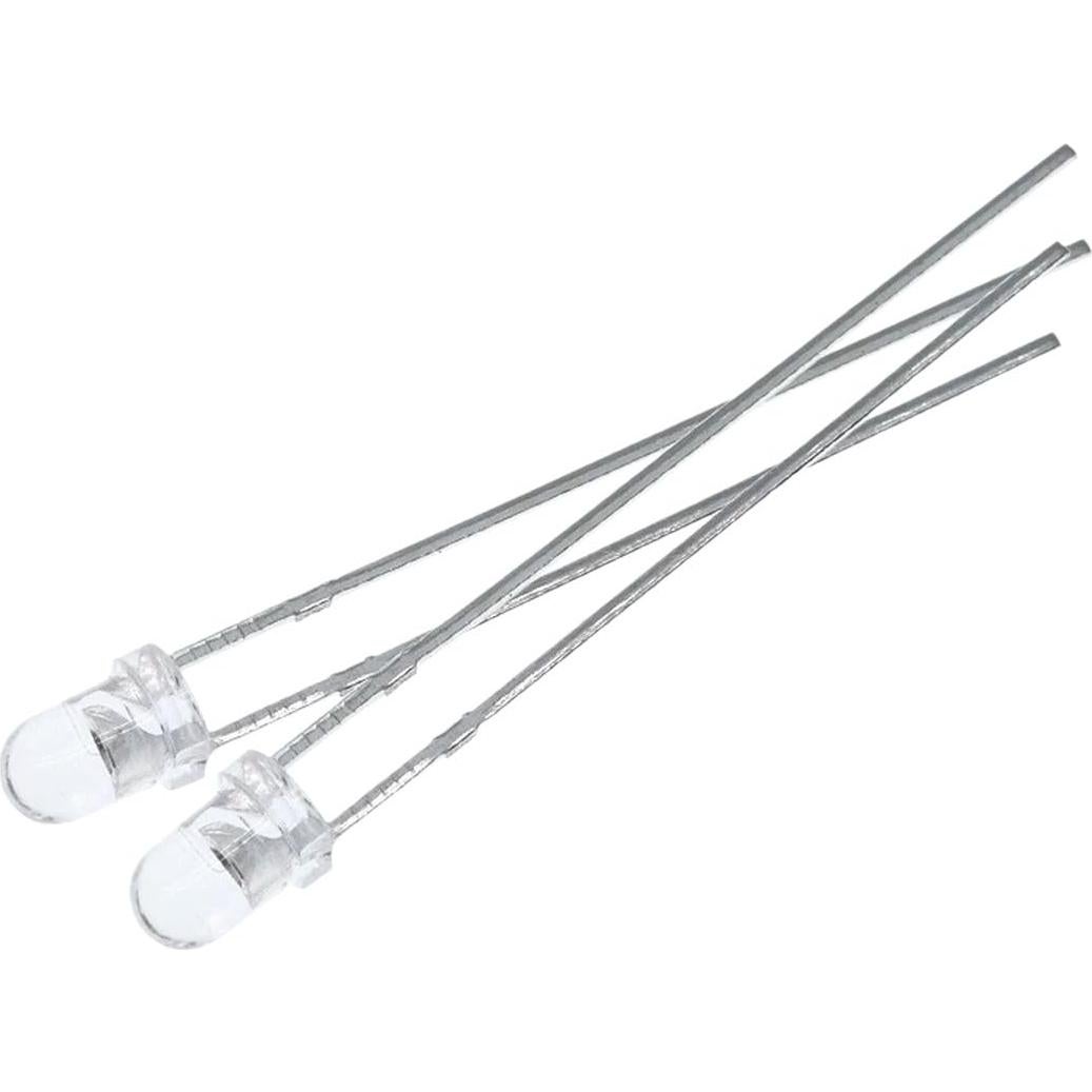 10 Piezas Diodos Infrarrojos 3mm 940nm Genérico para Electrónica