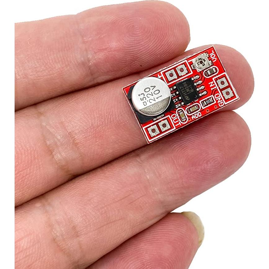 2PCS Módulo Amplificador de Micrófono Electret QINIZX LM386 750mW