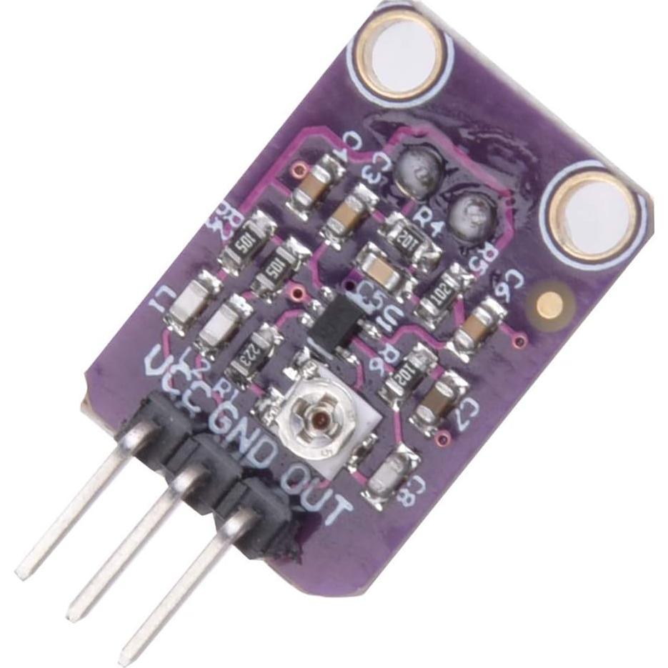 Amplificador de Micrófono Electret Brrnoo 20-20KHz Ajustable