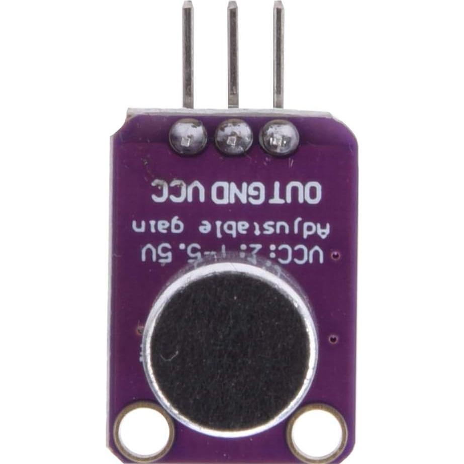 Amplificador de Micrófono Electret Brrnoo 20-20KHz Ajustable