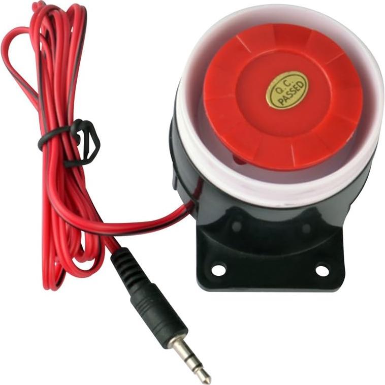 Sirena de Alarma Electrónica Piezoeléctrica Bestgo 120dB 12V