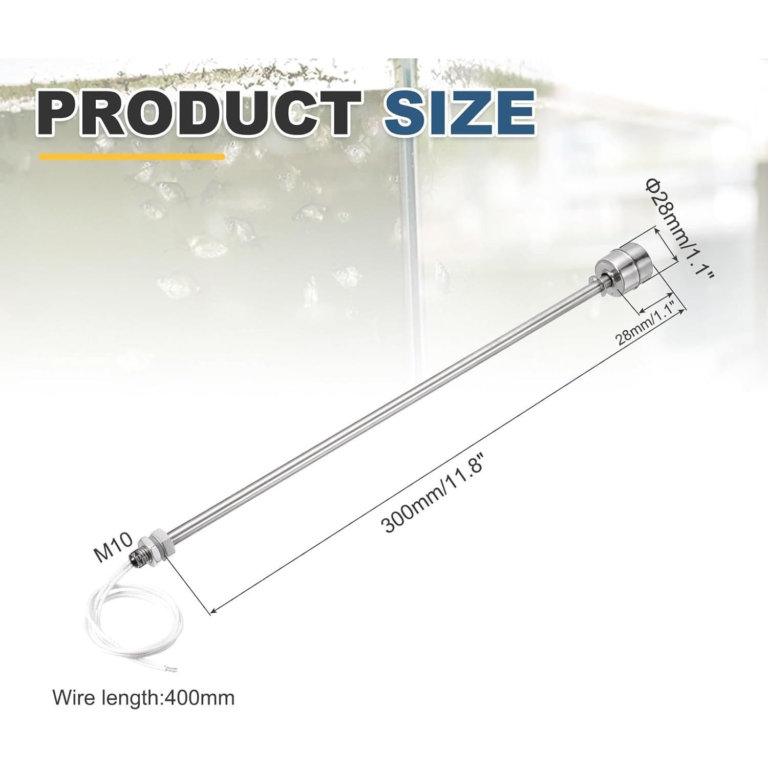 Interruptor de Flotador Acero Inoxidable MECCANIXITY 300mm 110V