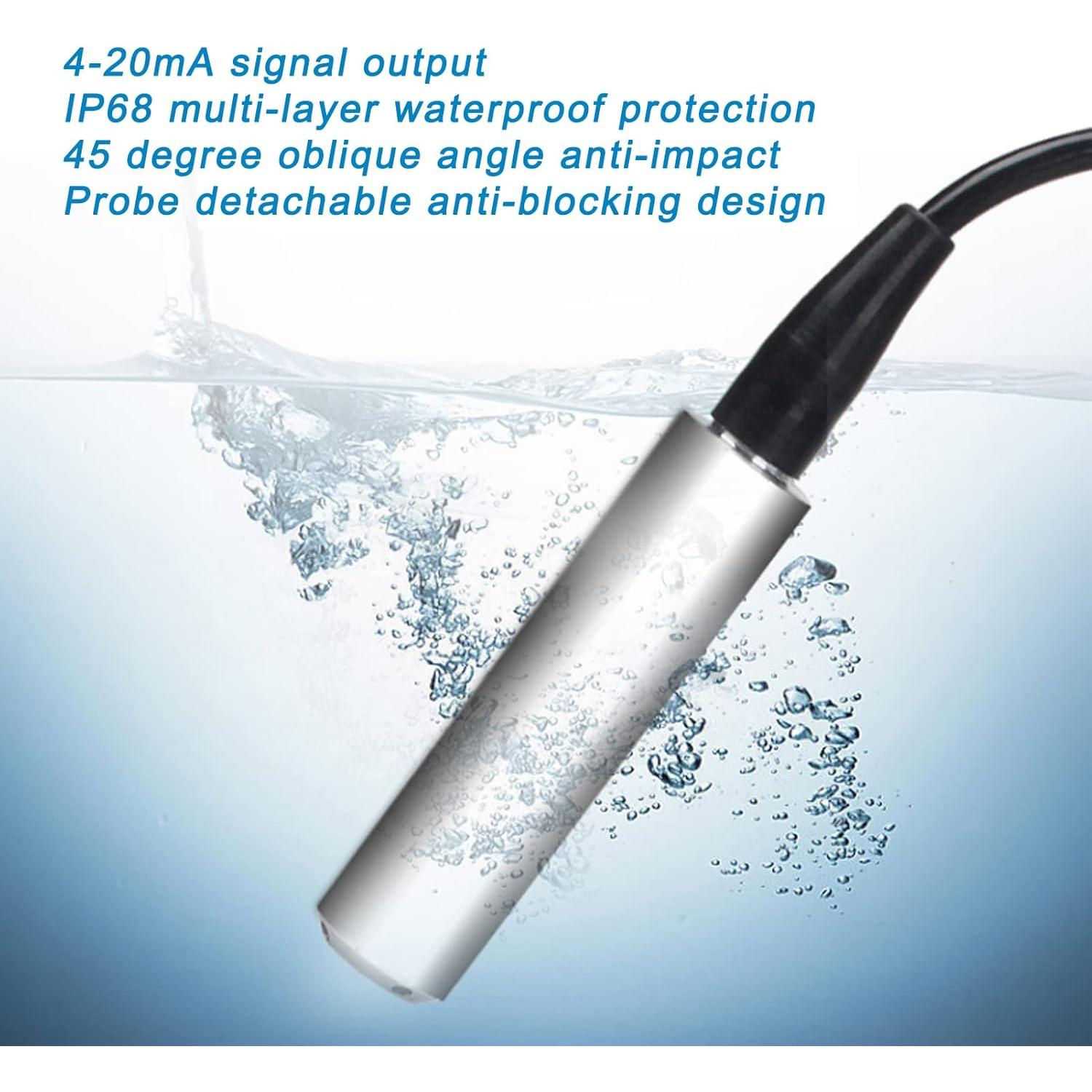 Transmisor de Nivel de Líquido Gugxiom YB-2J-F Acero Inoxidable 0-2m