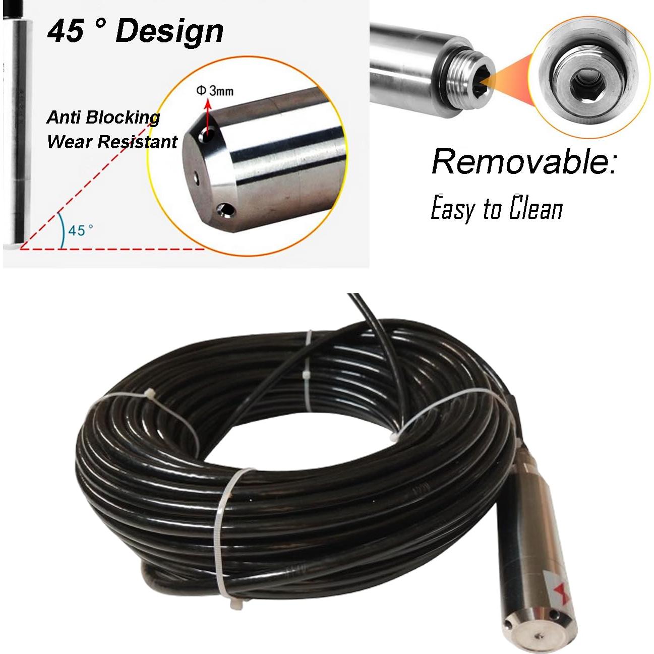 Sensor de Nivel de Agua Submersible INTBUYING 4-20mA IP68 20M