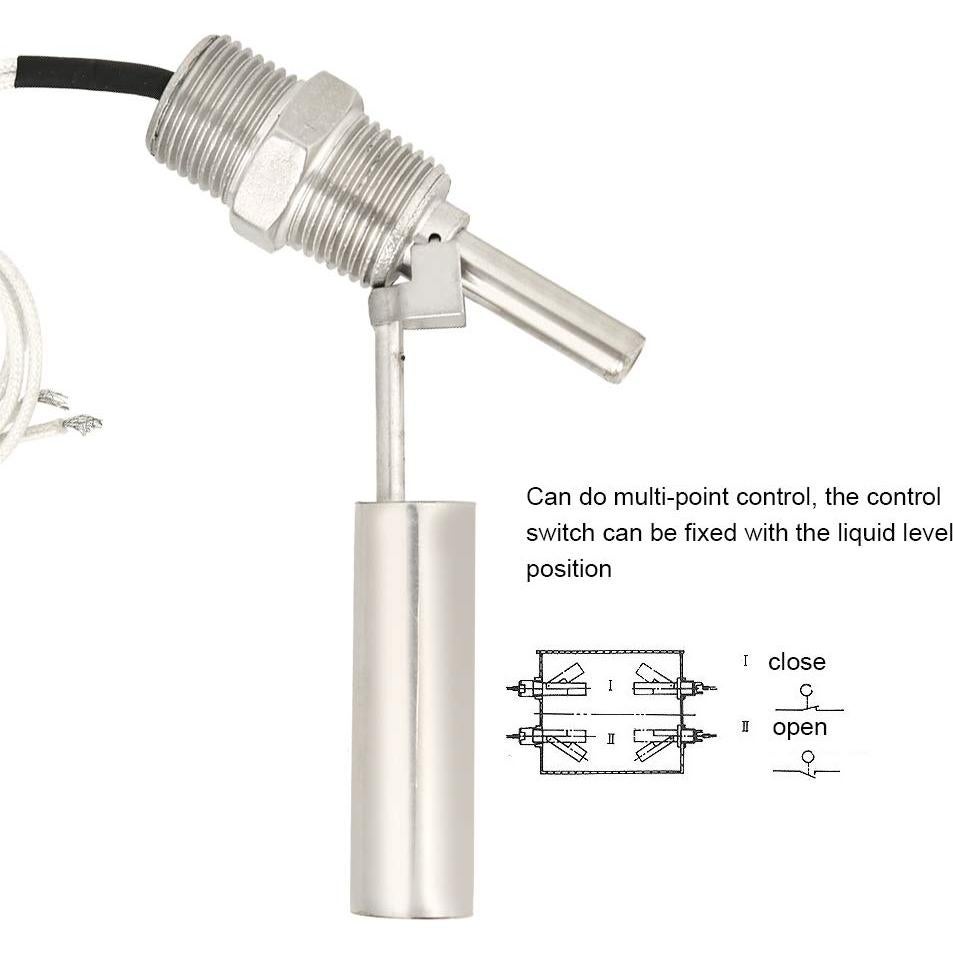 Sensor de nivel de agua Kadimendium 1/2 NPT acero inoxidable