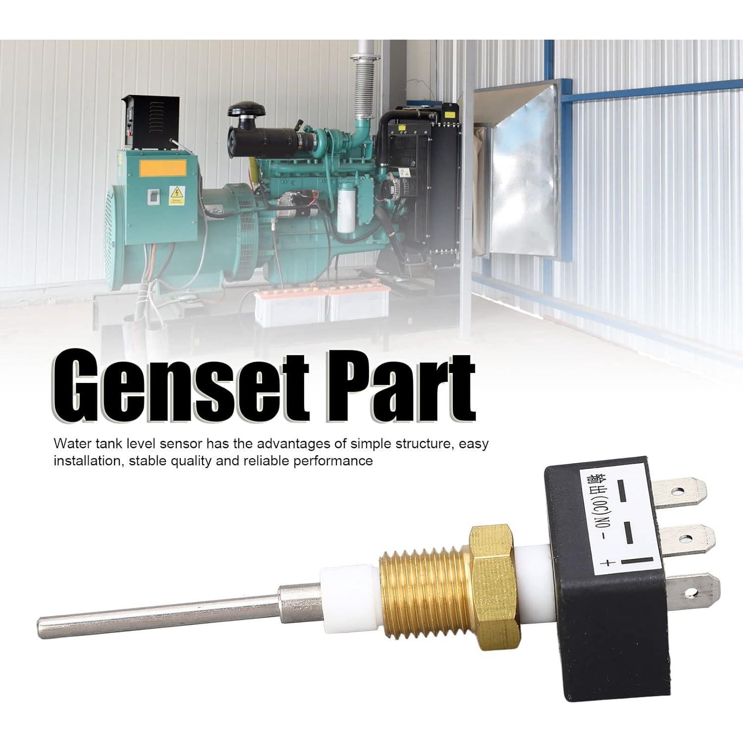 Sensor de Nivel de Agua WALFRONT 1/4 NPT Alarma Bajo Nivel