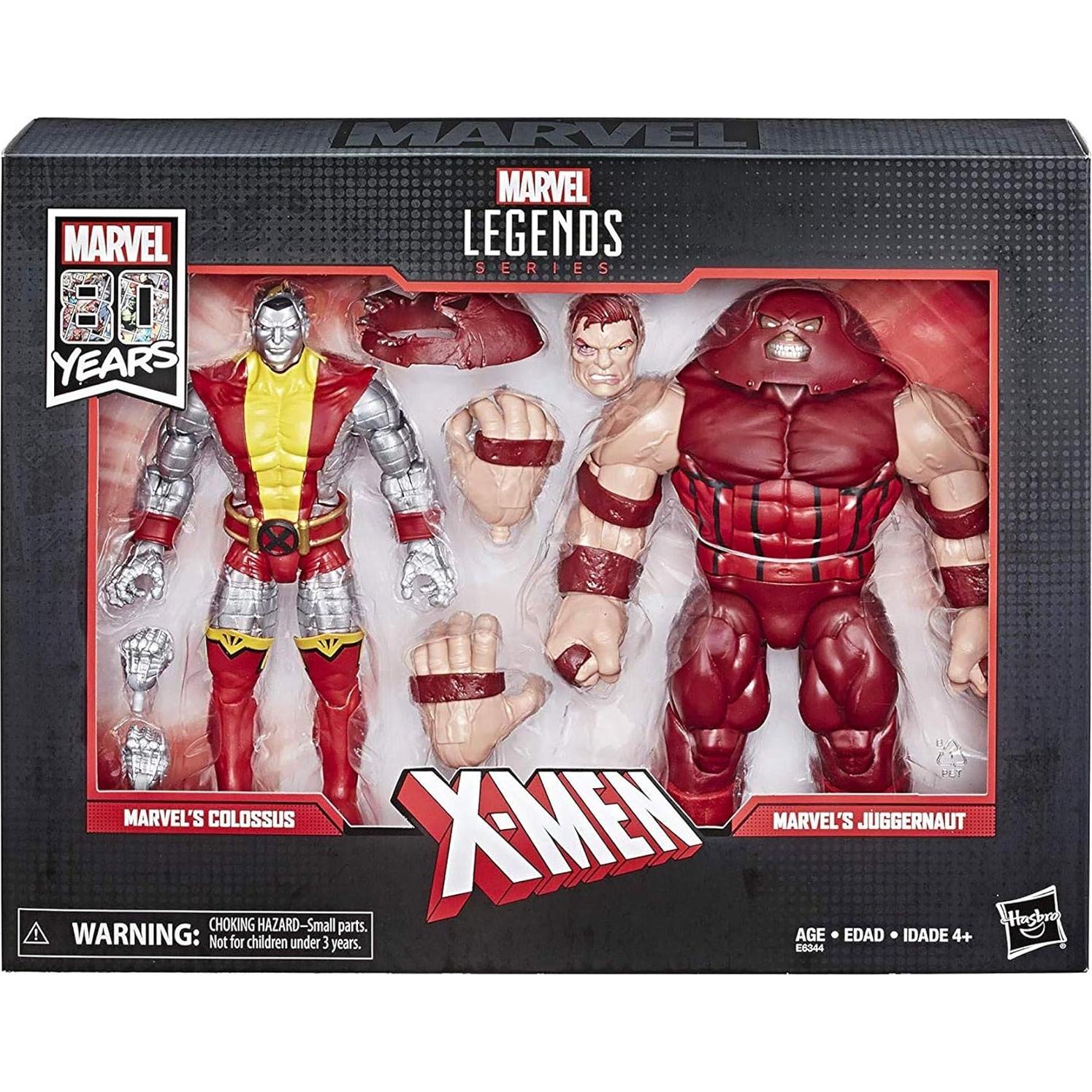 Figuras de Acción Marvel Legends 80 Aniversario Coloso y Juggernaut