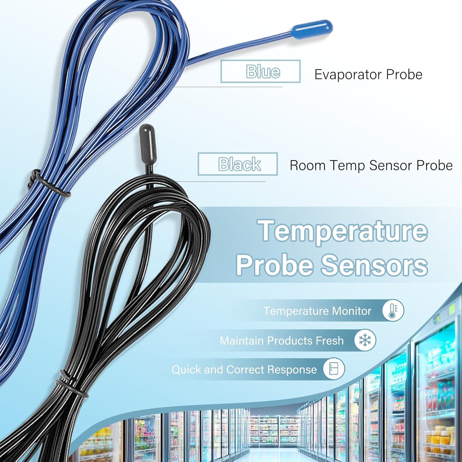 Sensores de Probeta de Temperatura Bzumperyz 302 cm (Juego de 2)