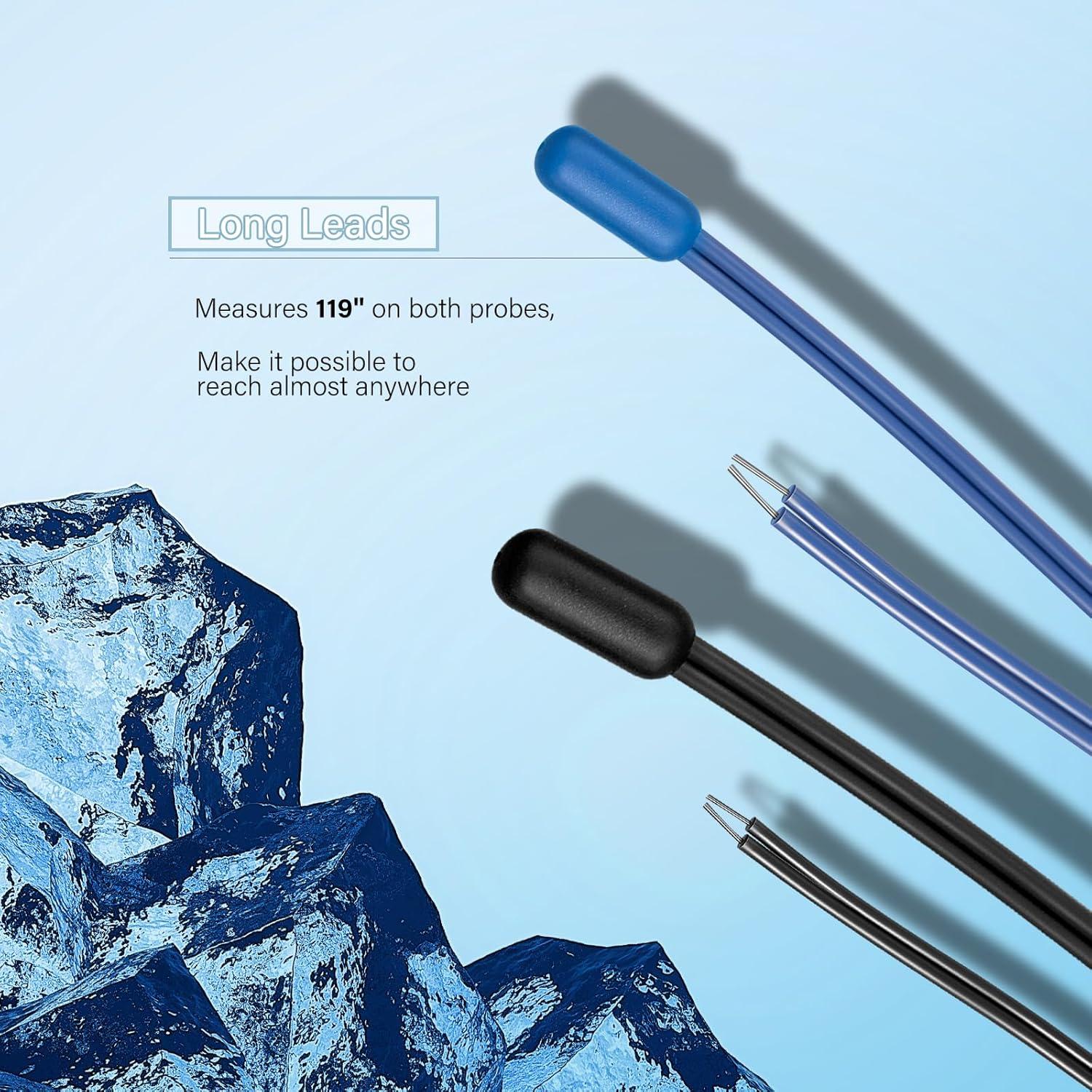 Sensores de Probeta de Temperatura Bzumperyz 302 cm (Juego de 2)