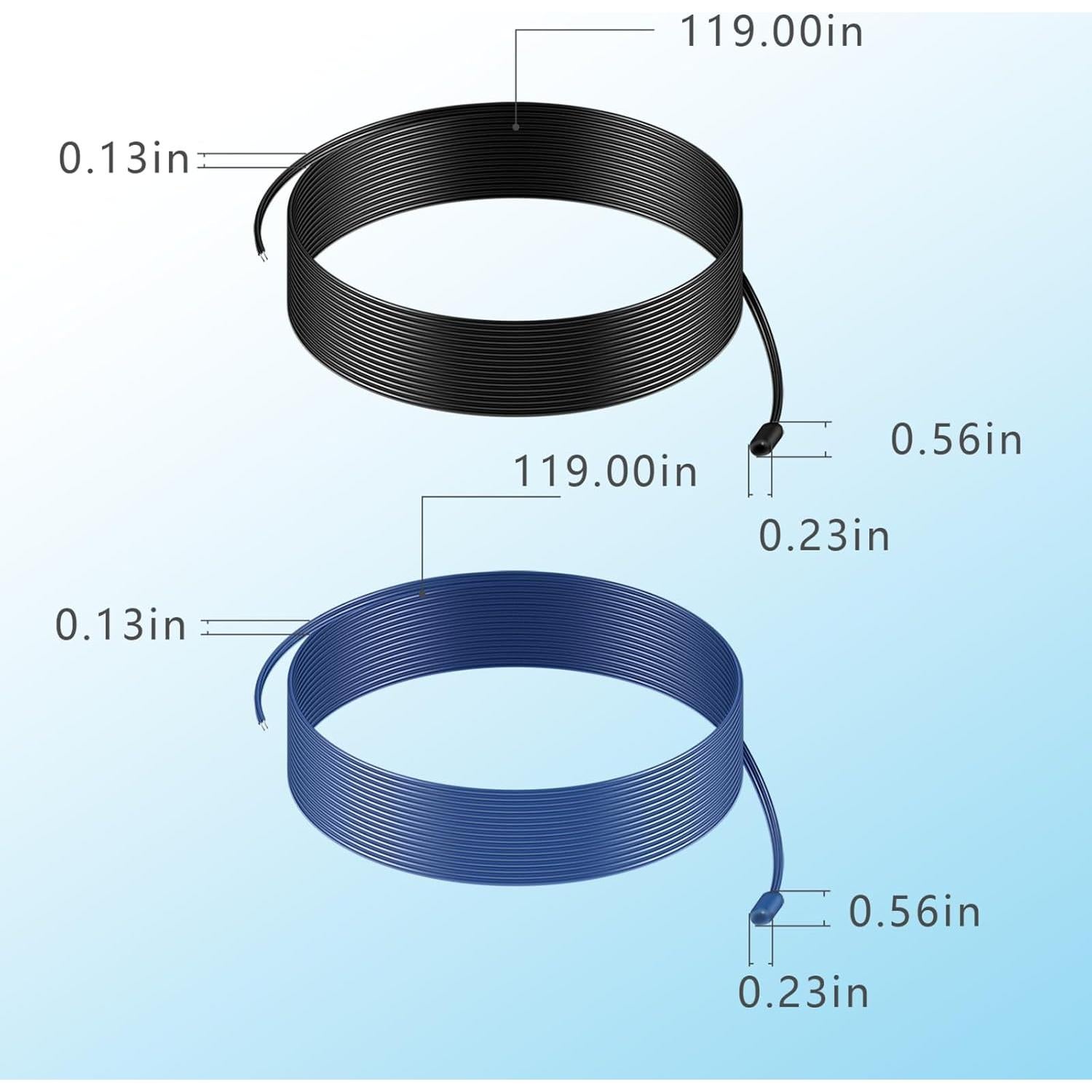 Sensores de Probeta de Temperatura Bzumperyz 302 cm (Juego de 2)