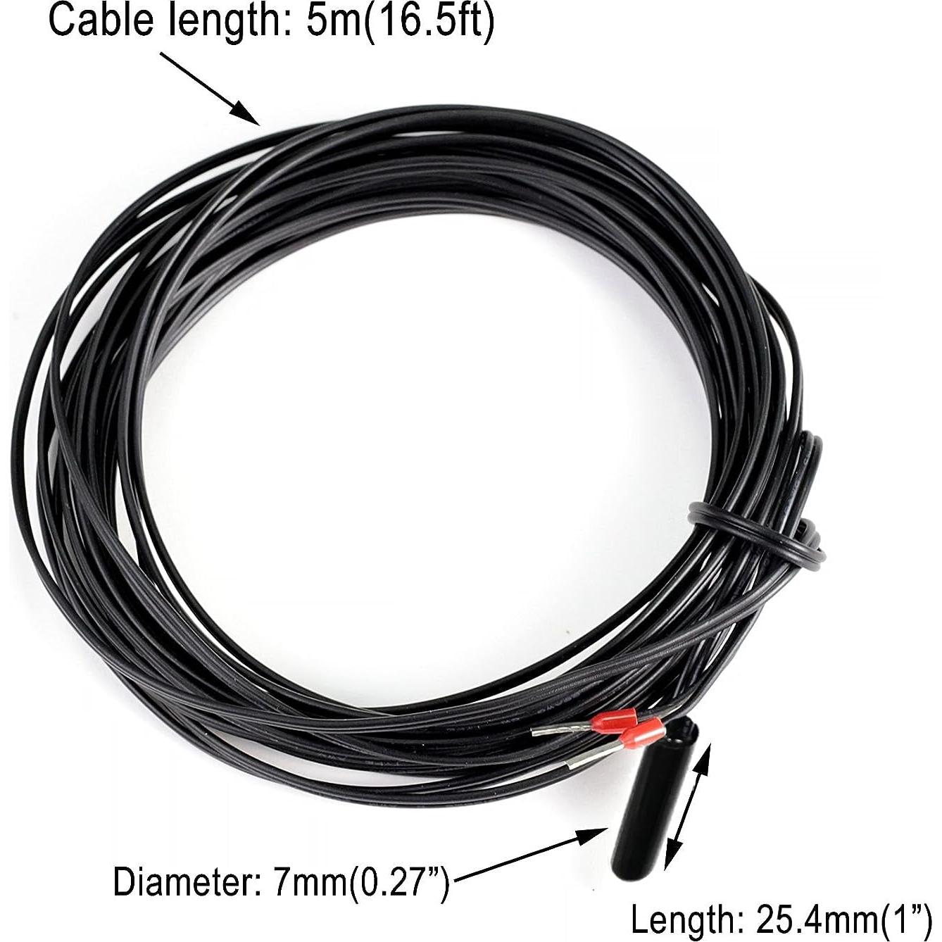 Sonda de Temperatura Impermeable CrocSee NTC 10K 5m
