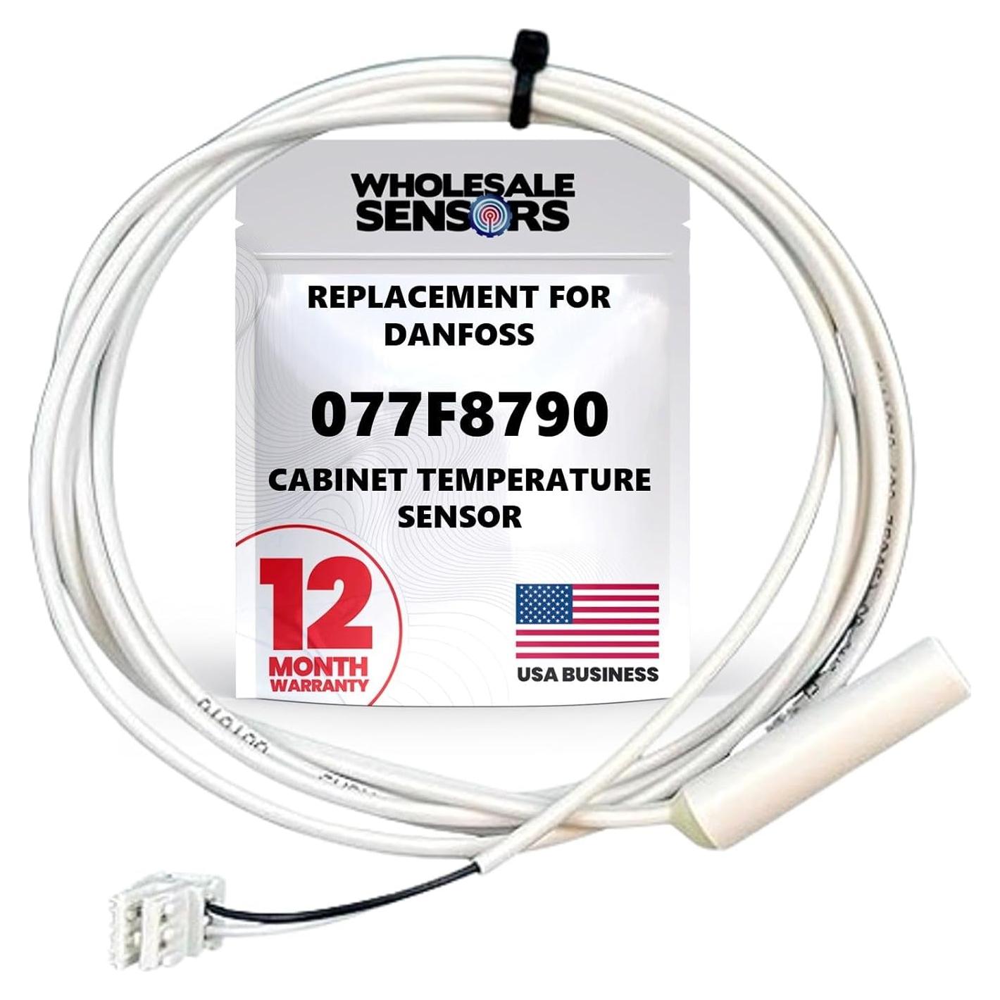 Sensor de Temperatura Danfoss 077F8790 con Cable 1.5m