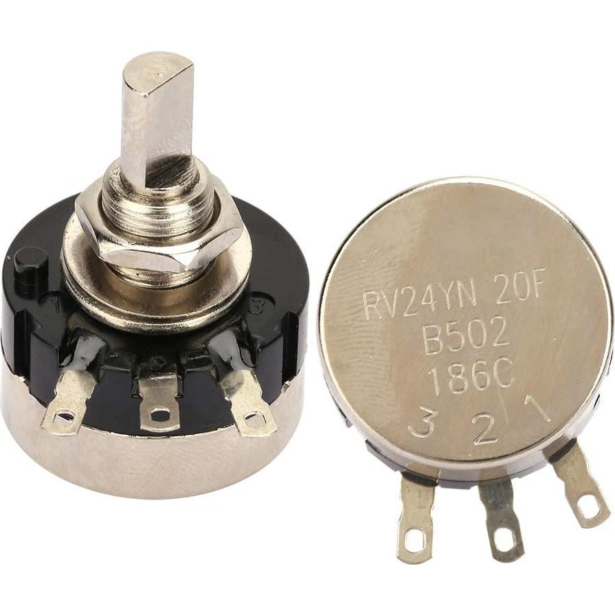 Potenciómetro de Círculo Único Yosoo 5K Película de Carbono