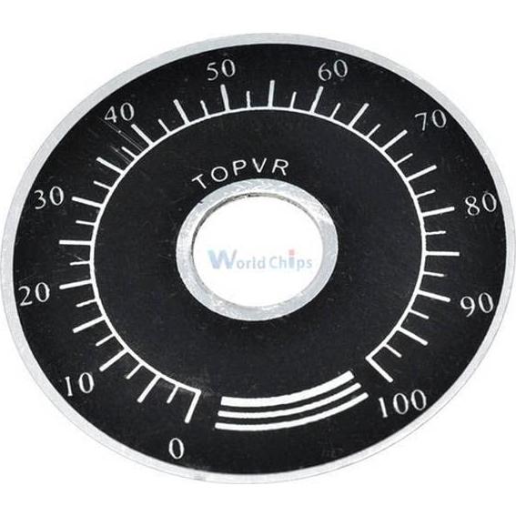 2 Piezas Perilla de Potenciómetro Digital 0-100 WTH118