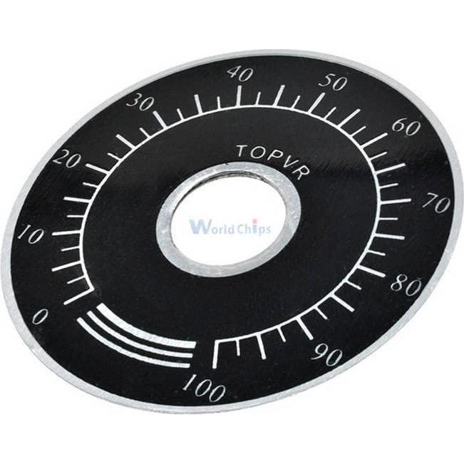 2 Piezas Perilla de Potenciómetro Digital 0-100 WTH118