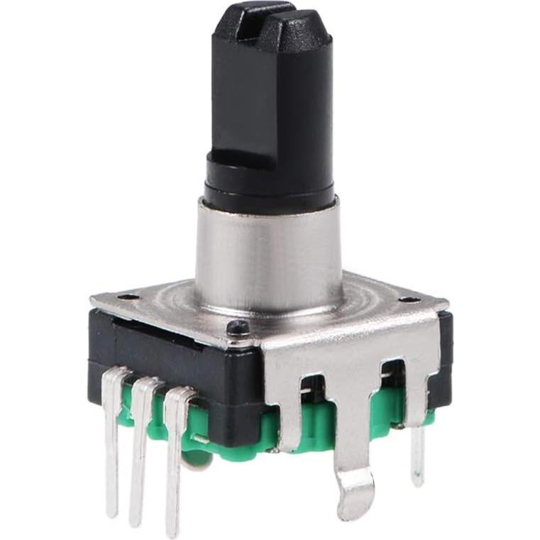 Encoder Rotativo uxcell 360 Grados 7 Pines Tipo D Verde 2pcs