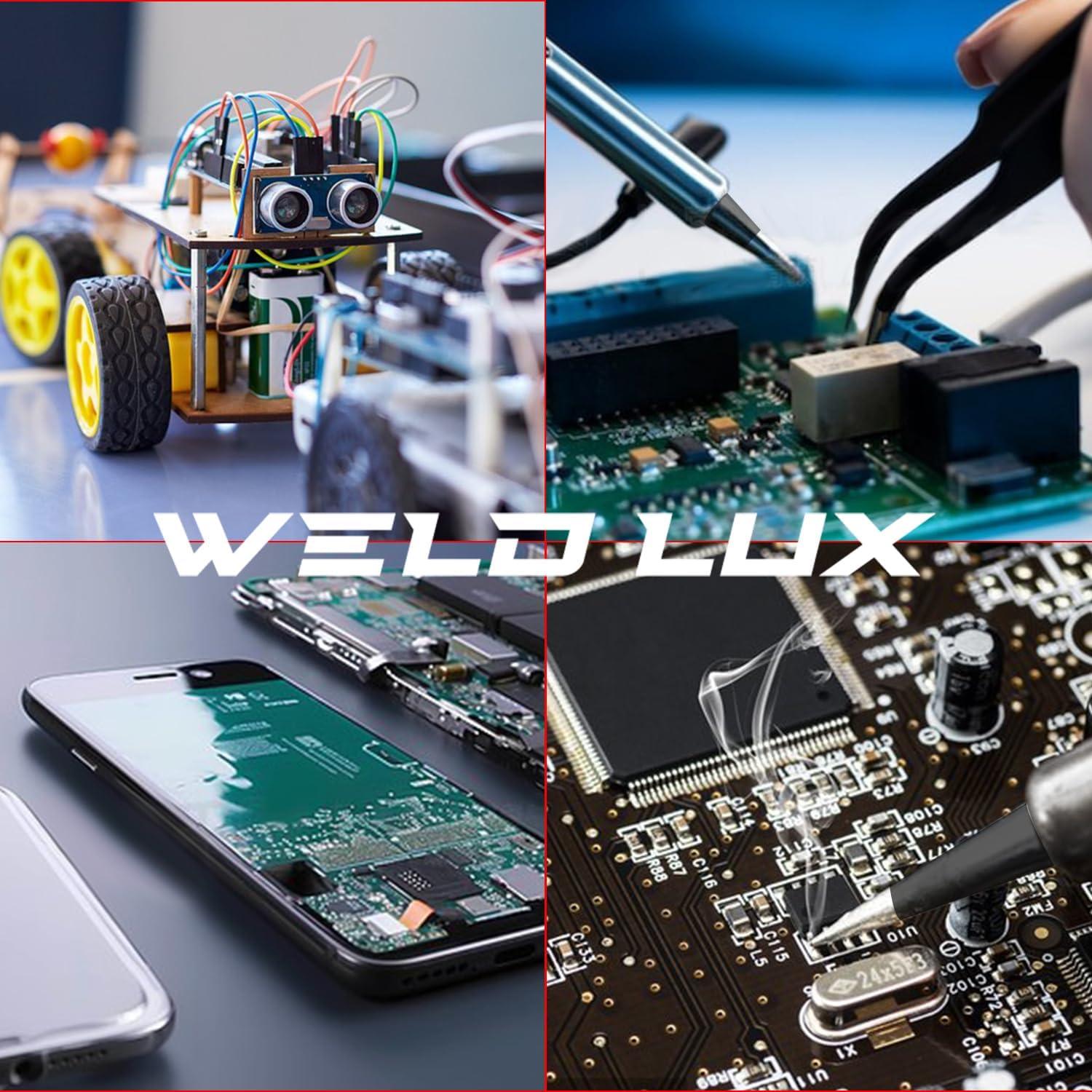 Estación de Soldadura Digital 60W Weld Lux 928D con Accesorios