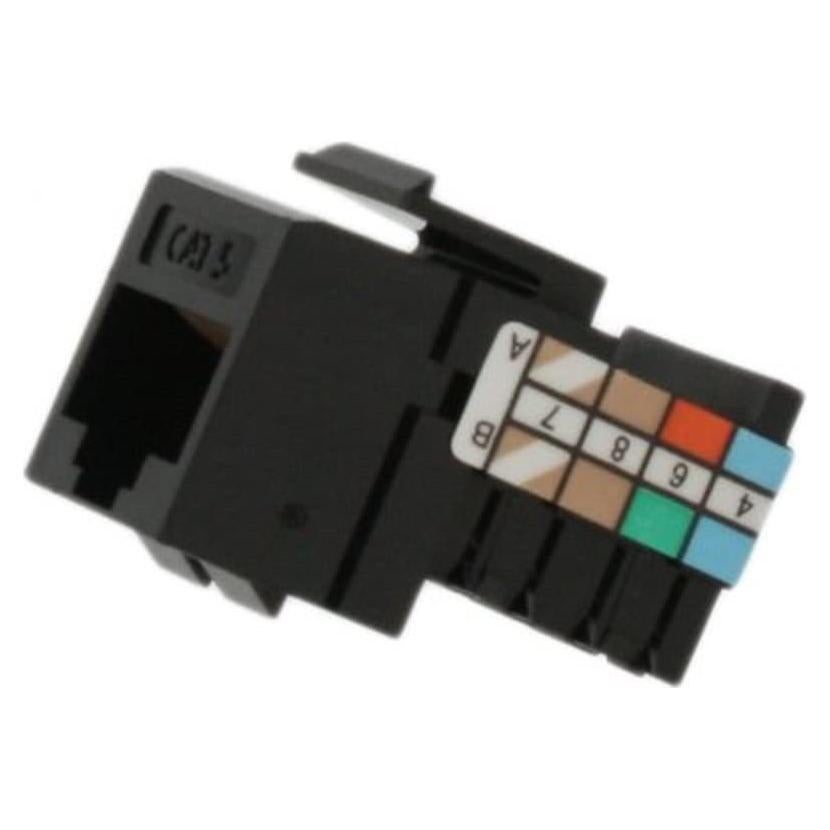 Conector QuickPort Leviton CAT 5 41108-RE5 Negro