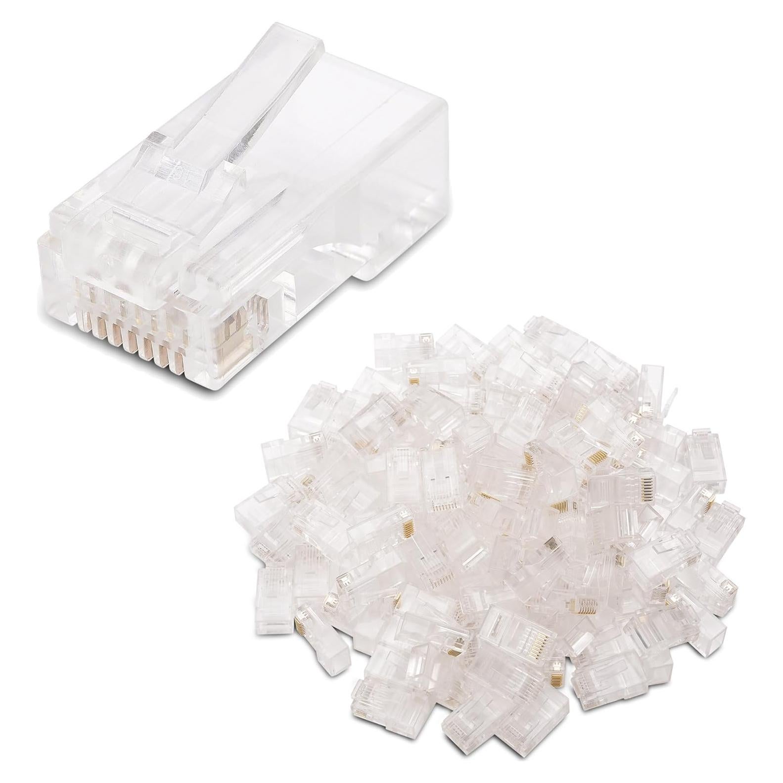Conectores RJ45 Cat 6 Cable Matters 100-Pack para Cables Gruesos