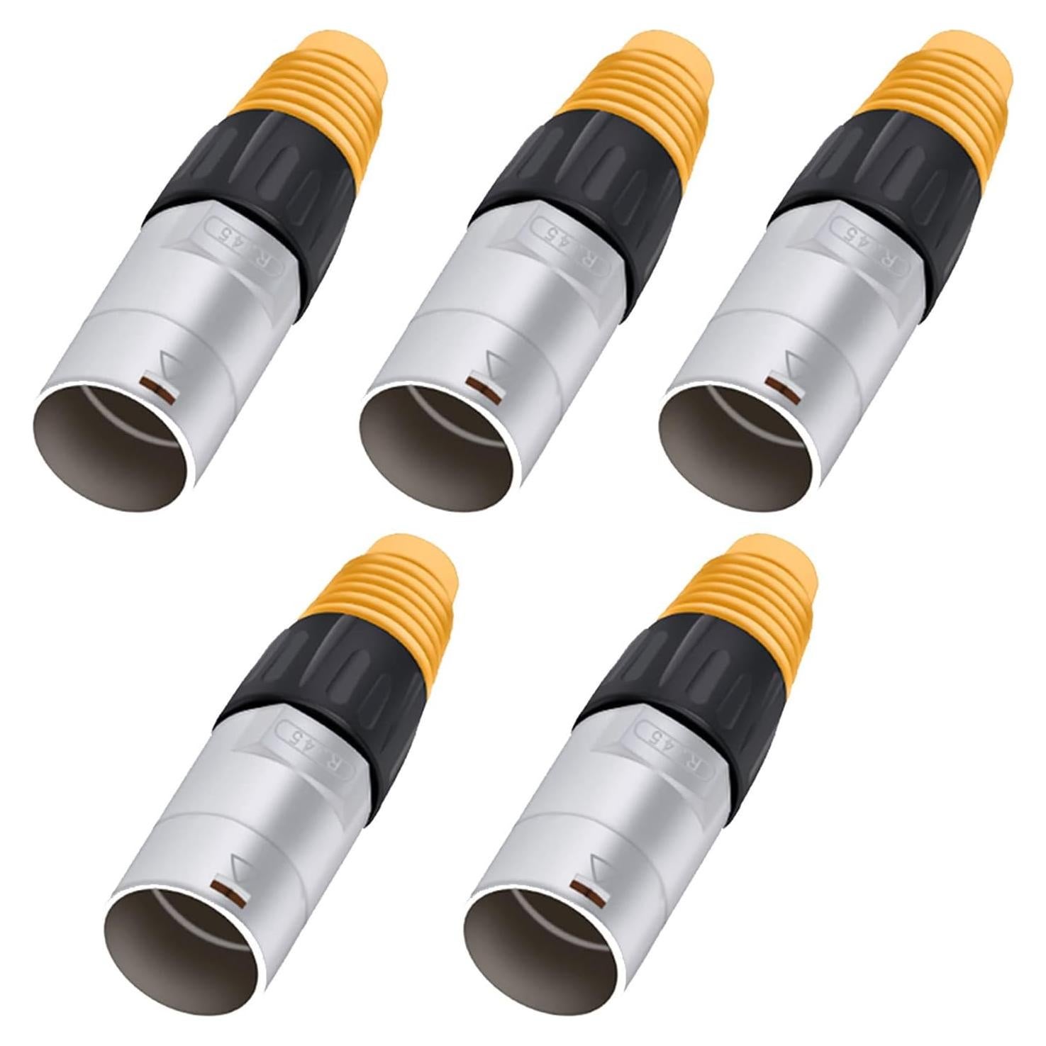 Conectores Ethernet RJ45 Impermeables PENGLIN 5PCS Cat5e