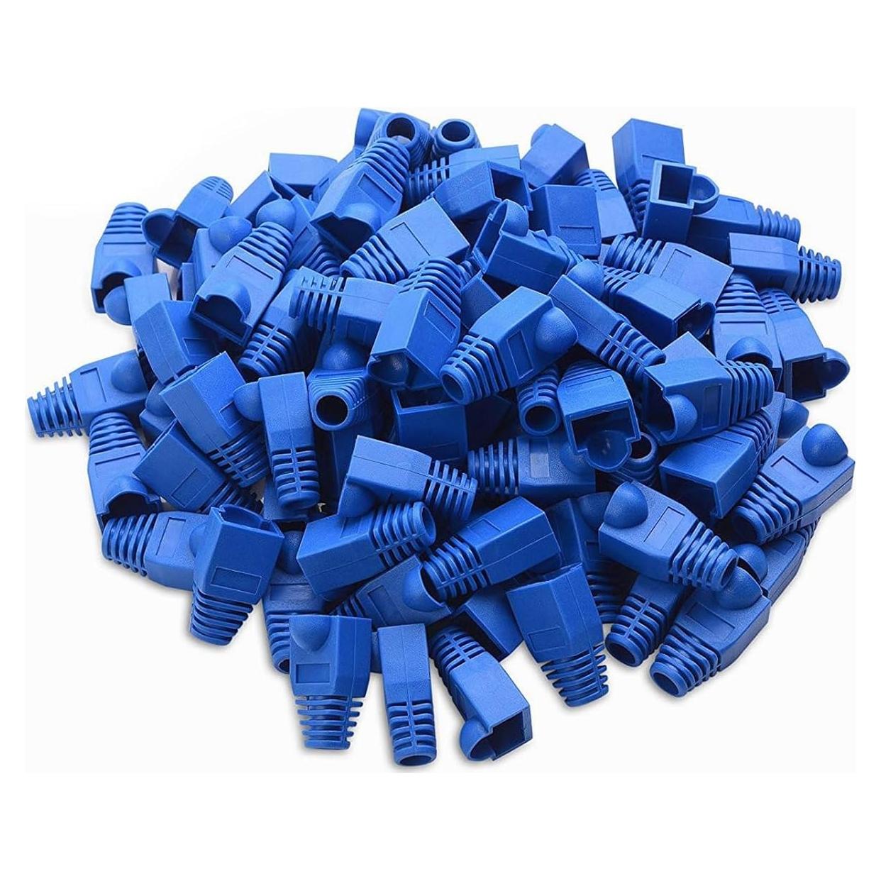 Botas de Alivio de Tensión RJ45 YIOVVOM Azul - 6.5mm