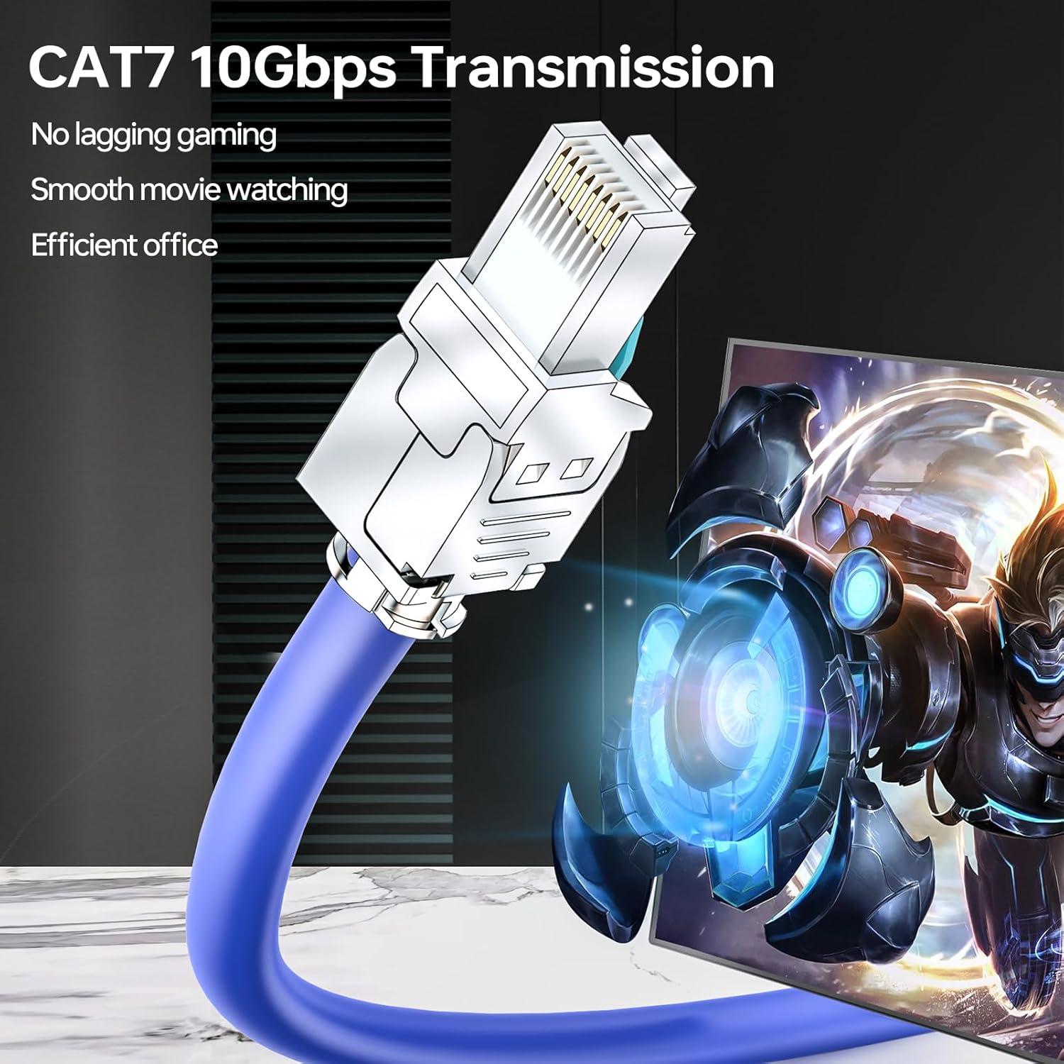 Conectores RJ45 Sin Herramienta CNCOB 10Gbps Cat6 Cat7 2Pcs