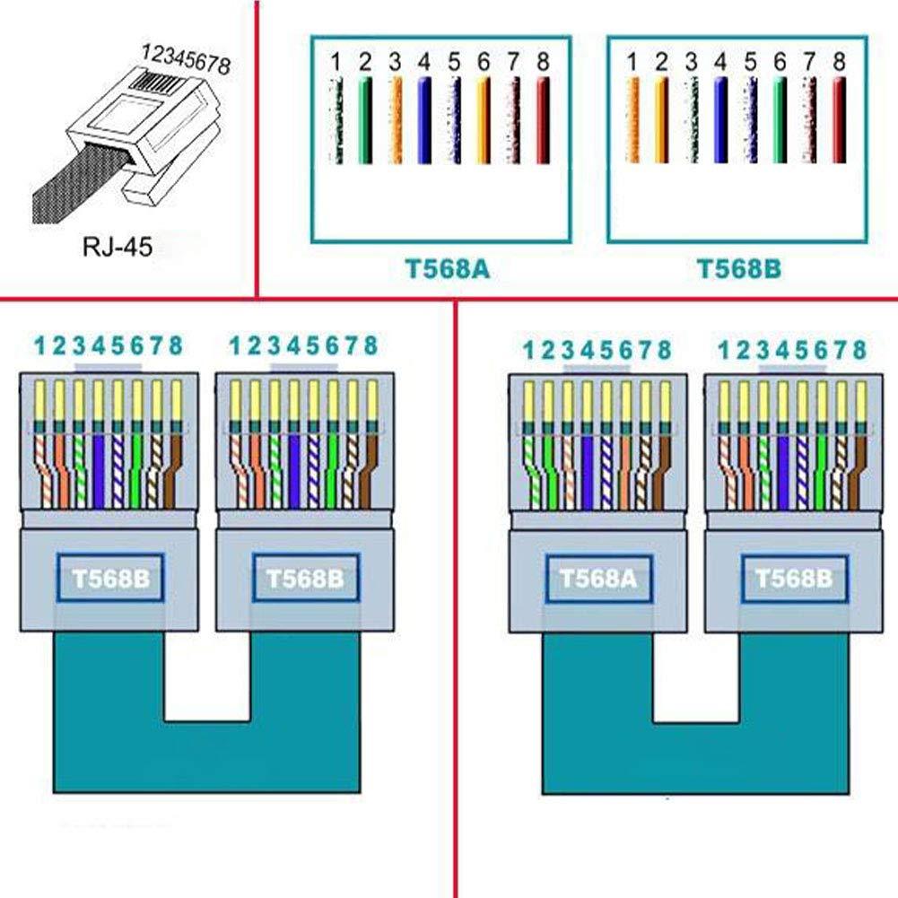 Adaptador RJ45 Macho a Terminal de Tornillo 8 Pines Jienk