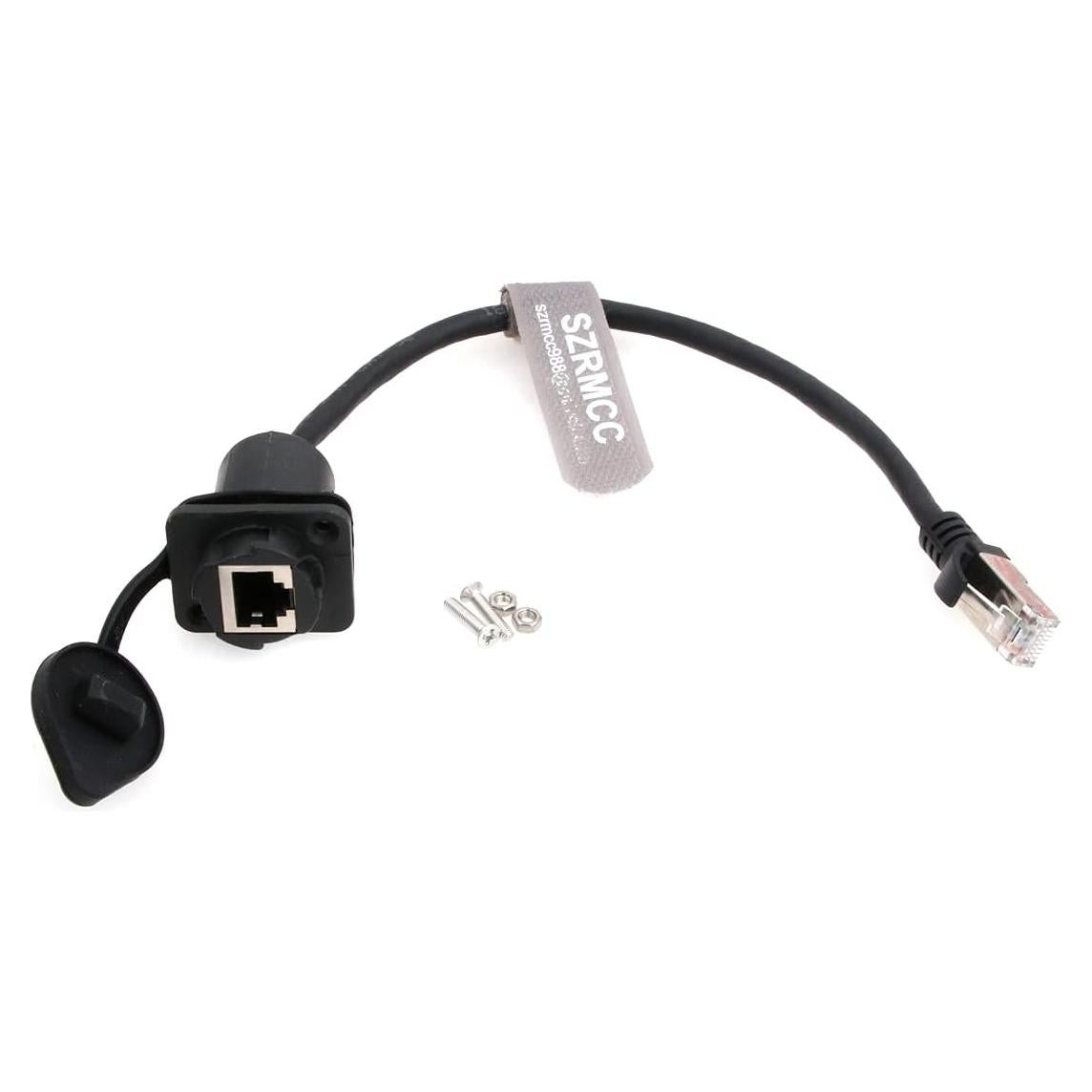 Conector RJ45 Macho a Hembra a Prueba de Agua SZRMCC 20cm