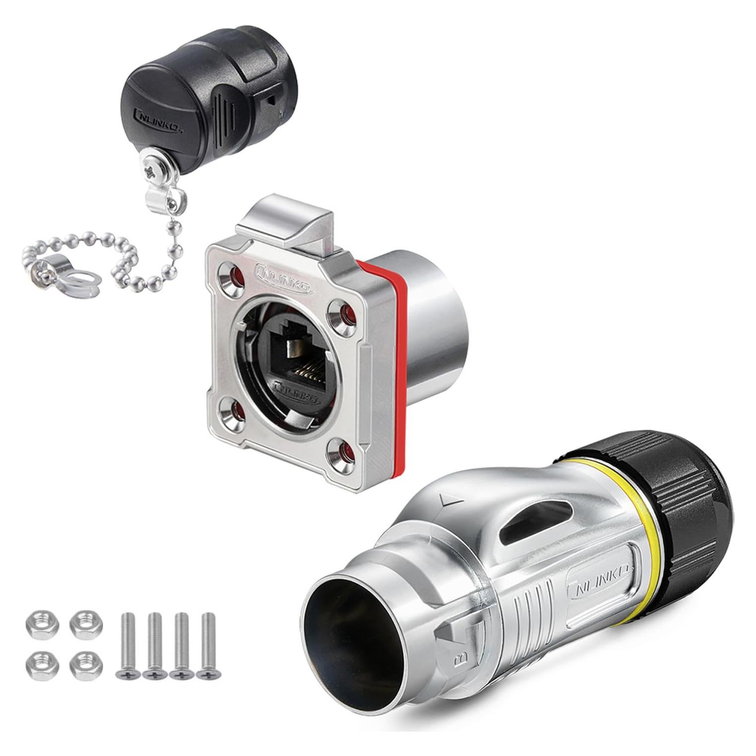 Conectores RJ45 CNLINKO BD-24 Doble Puerto IP68