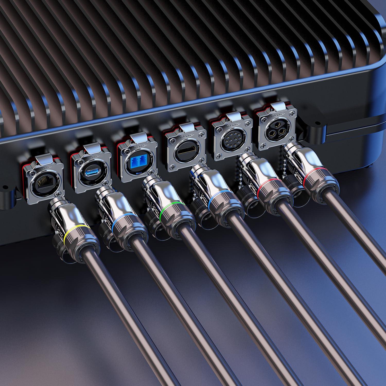 Conectores RJ45 CNLINKO BD-24 Doble Puerto IP68