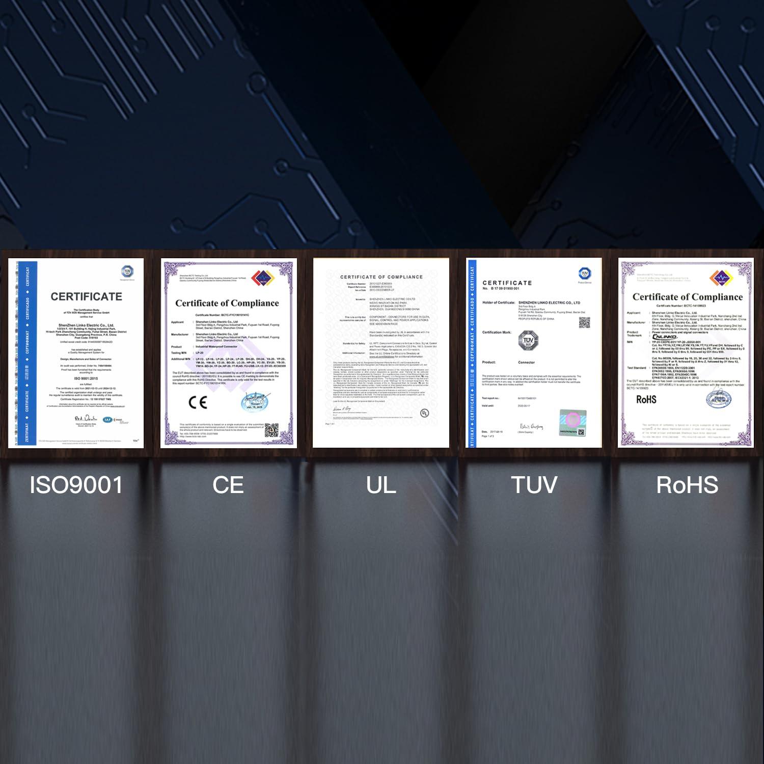 Conectores RJ45 CNLINKO BD-24 Doble Puerto IP68