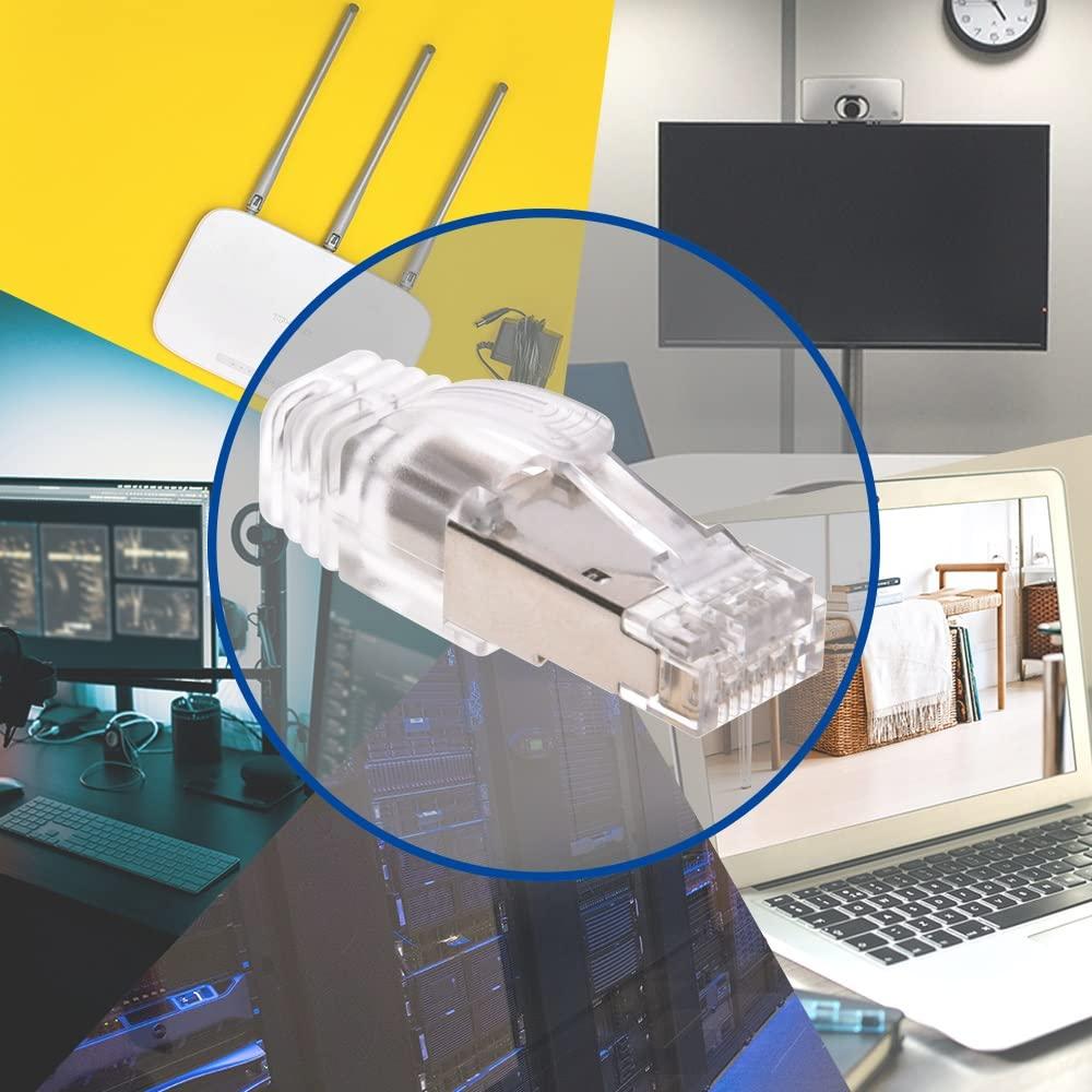 Conectores RJ45 Cat.8 Blindados Beszin - Paquete de 20