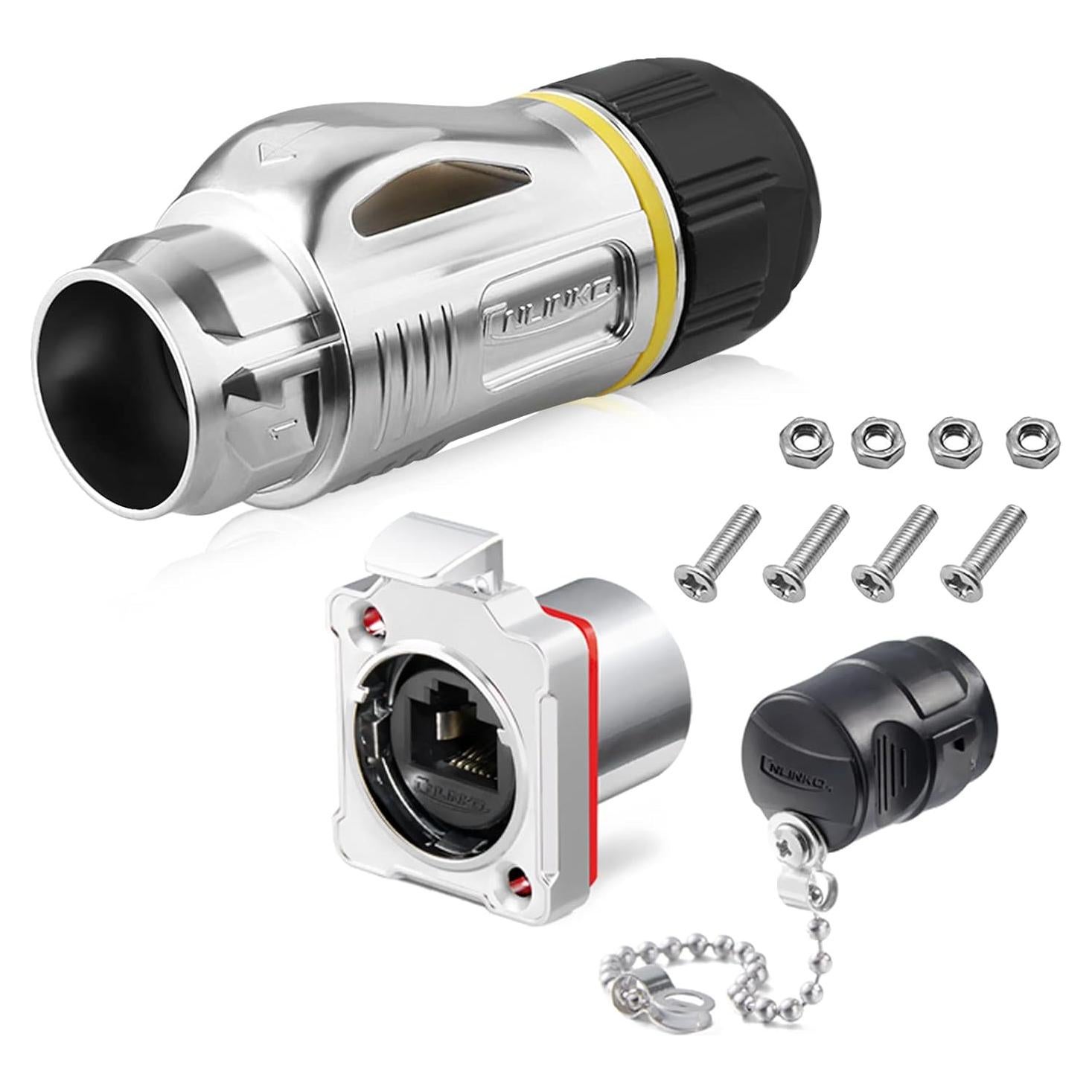 Conector RJ45 IP67 a Prueba de Agua Allaounion para Redes