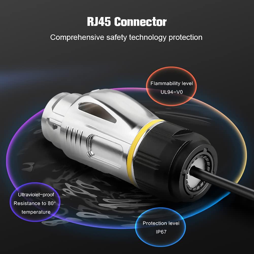 Conector RJ45 IP67 a Prueba de Agua Allaounion para Redes