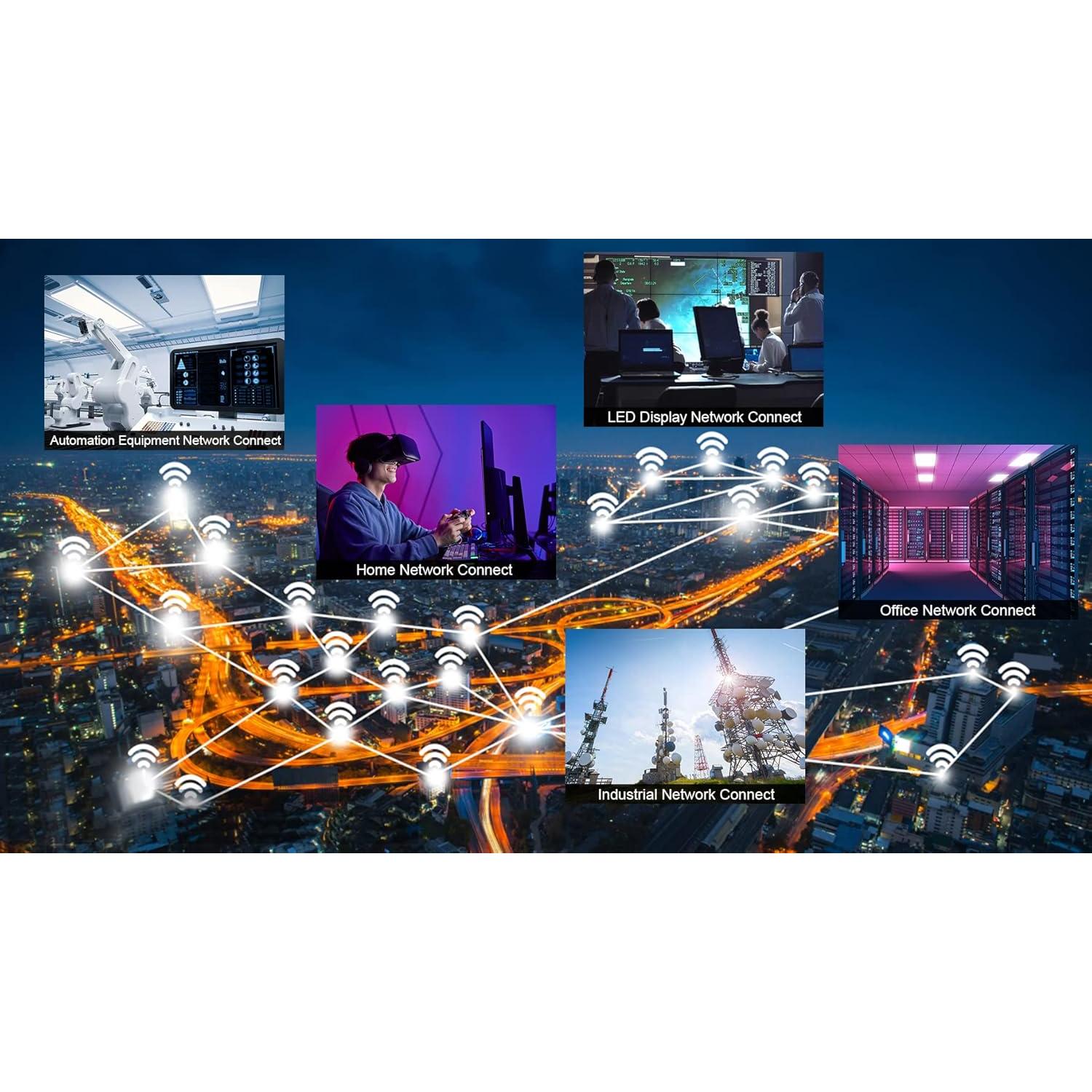 Conector RJ45 IP67 a Prueba de Agua Allaounion para Redes