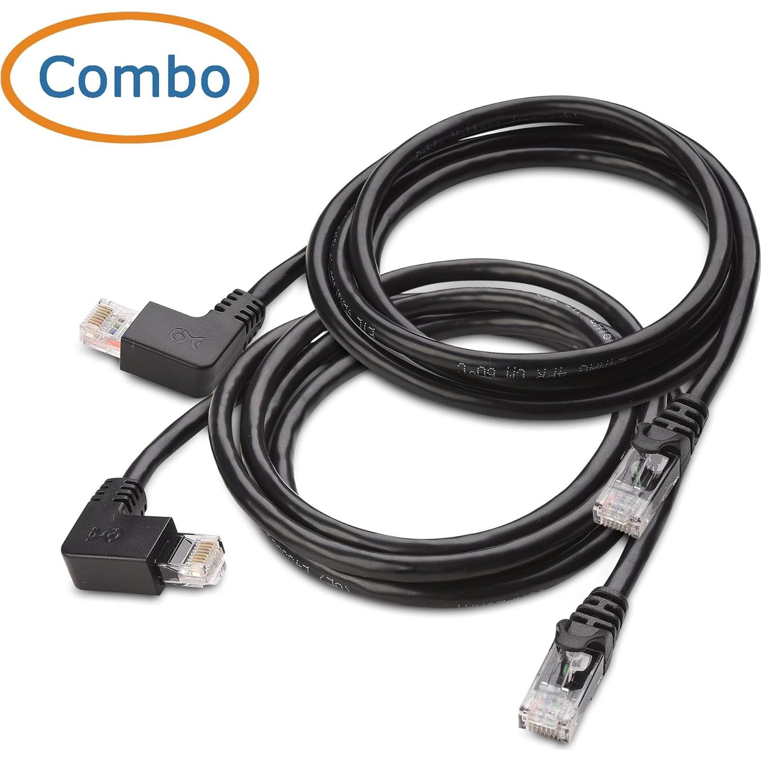 Cable Ethernet Cat 6 10Gbps 1.52m Cable Matters Ángulo 90°