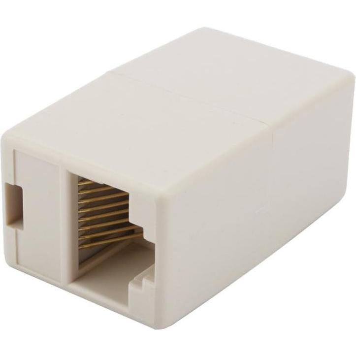 Acoplador RJ45 Hembra a Hembra VizGiz Cat5e - 5 Piezas
