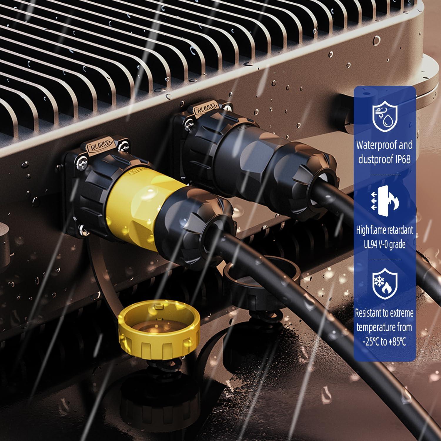 Conjunto de Conectores RJ45 CNLINKO YM-20 Impermeables CAT6