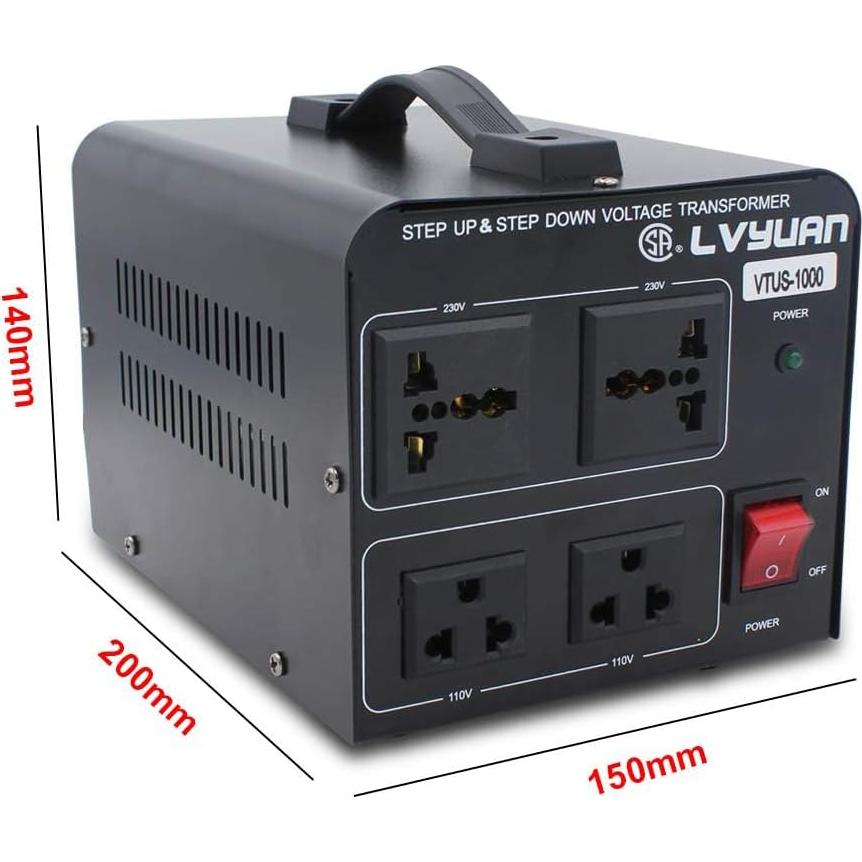 Convertidor Transformador de Voltaje 1000W Cantonape Paso Arriba/Abajo