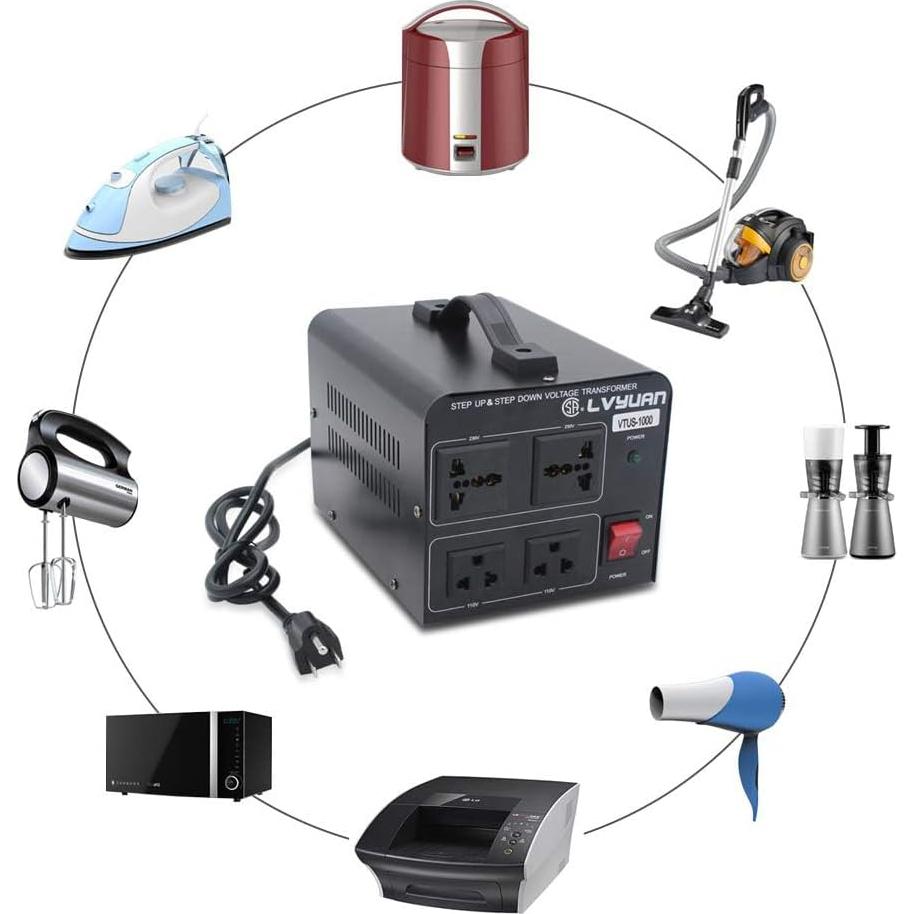 Convertidor Transformador de Voltaje 1000W Cantonape Paso Arriba/Abajo