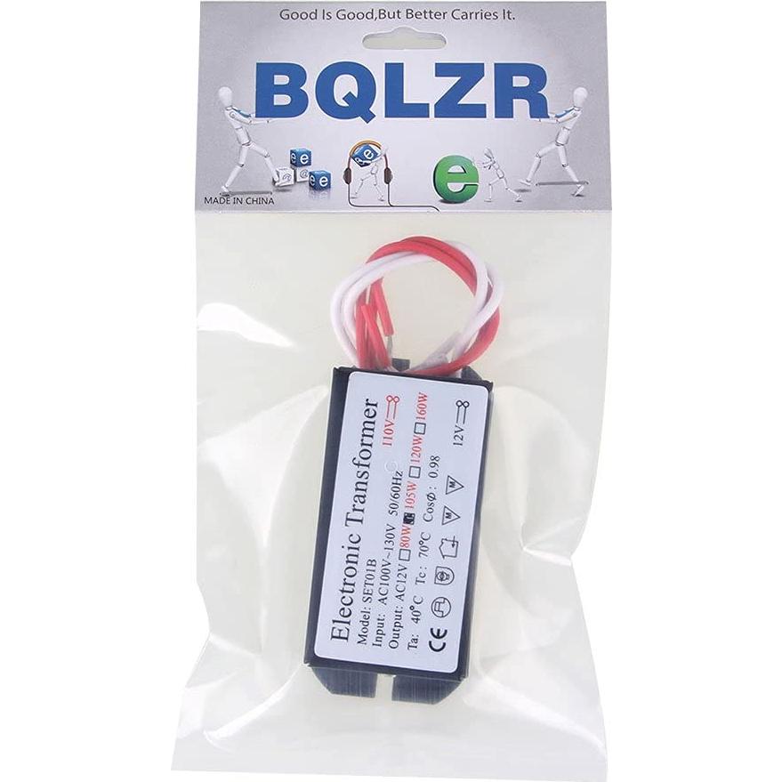 Transformador Adaptador BQLZR 110V a 12V 105W para Lámparas