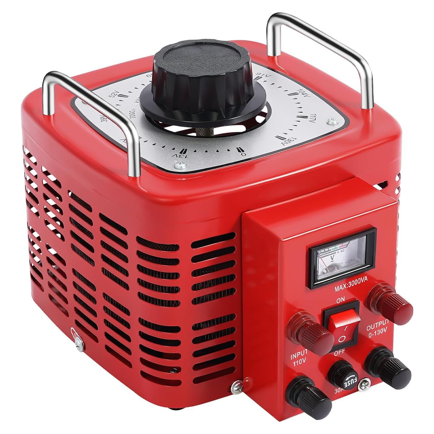 Transformador Variac 3000W TDGC-3KVA Regulador Voltaje 0-130V