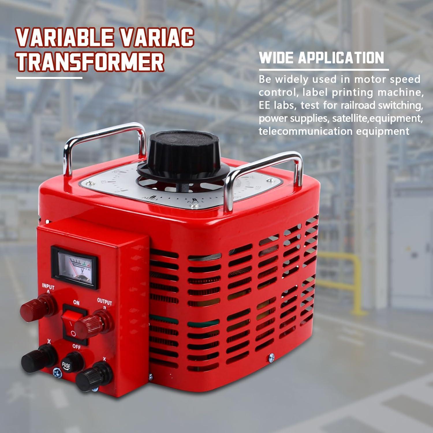 Transformador Variac TBVECHI 3000W 110V Regulador Voltaje AC